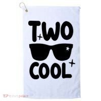 Two Cool 2nd Birthday Gift 2 Year Old Boy Second Bday Golf Towel thumb 0