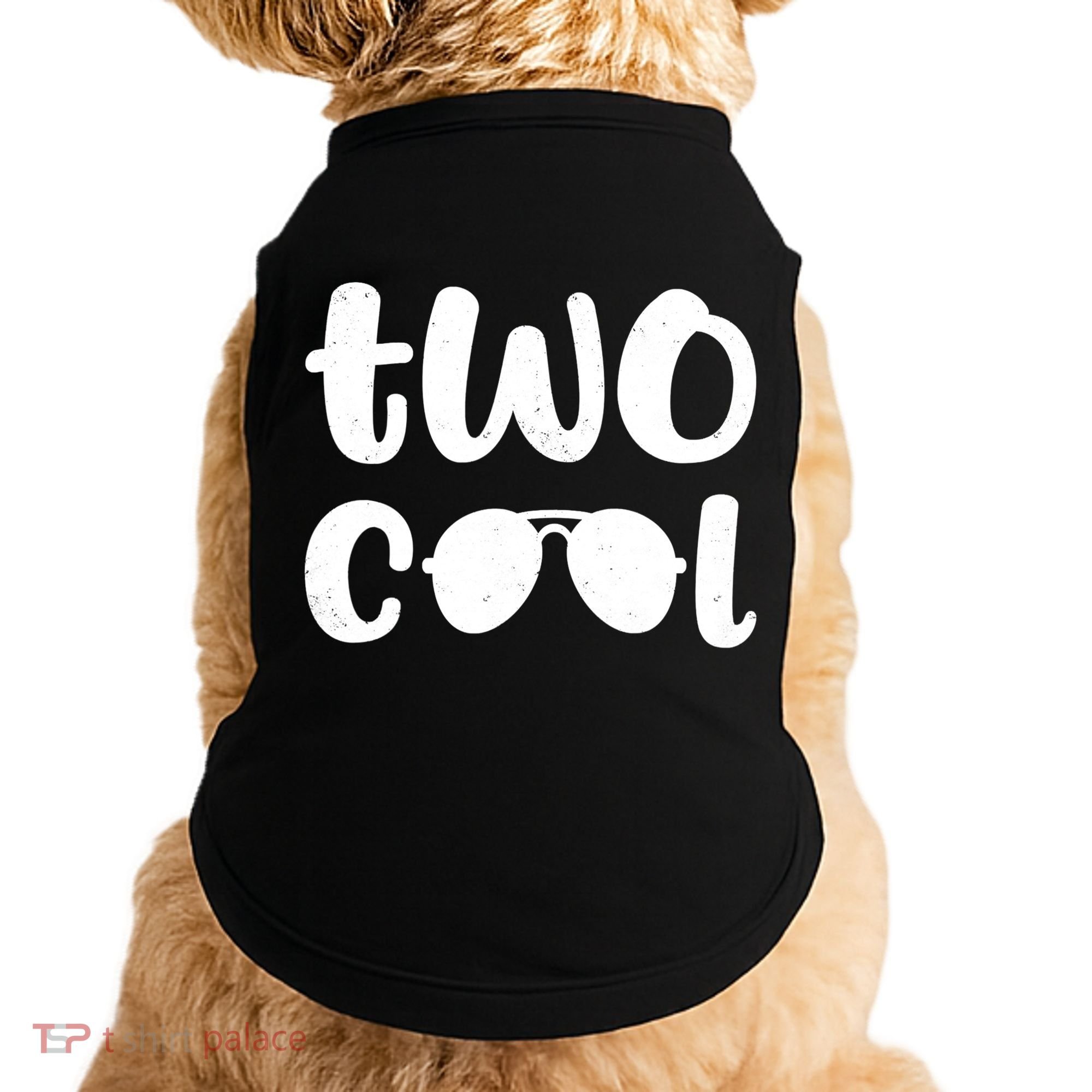 Two Cool 2nd Birthday Gift 2 Year Old Boy Second Bday Doggie Tank