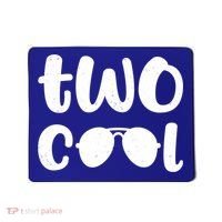 Two Cool 2nd Birthday Gift 2 Year Old Boy Second Bday Mousepad thumb 0