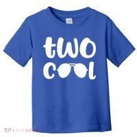 Two Cool 2nd Birthday Gift 2 Year Old Boy Second Bday Toddler T-Shirt thumb 0