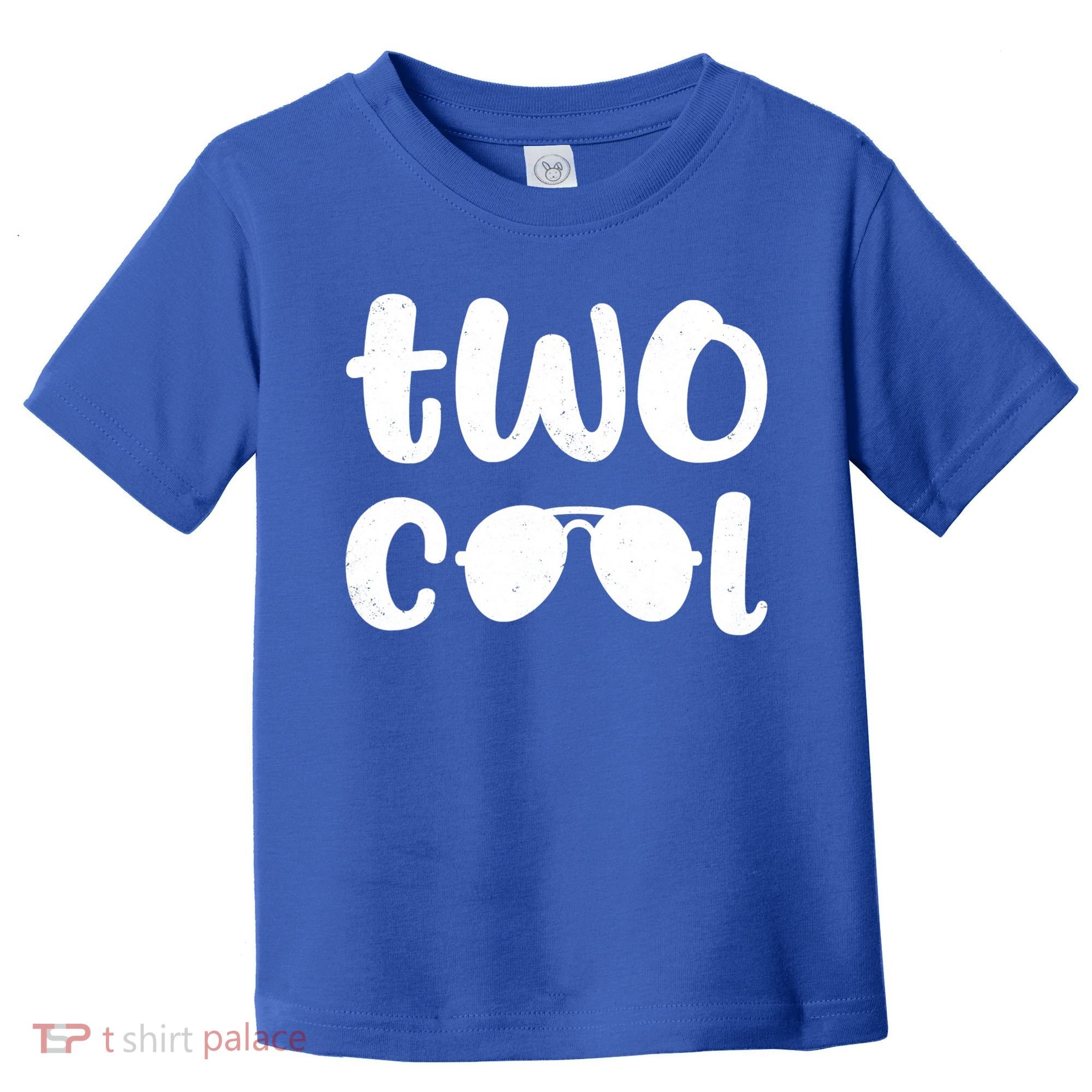Two Cool 2nd Birthday Gift 2 Year Old Boy Second Bday Toddler T-Shirt