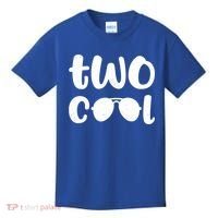 Two Cool 2nd Birthday Gift 2 Year Old Boy Second Bday Kids T-Shirt thumb 0