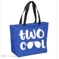 Two Cool 2nd Birthday Gift 2 Year Old Boy Second Bday Tote Bag thumb 2