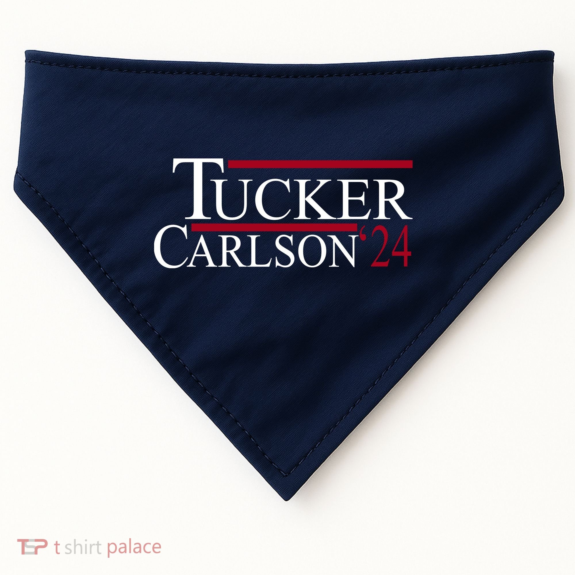 Tucker Carlson 2024 President Elections Political USA-Made Doggie Bandana