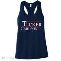 Tucker Carlson 2024 President Elections Political Women's Tank Top thumb 0