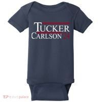 Tucker Carlson 2024 President Elections Political Baby Bodysuit thumb 0