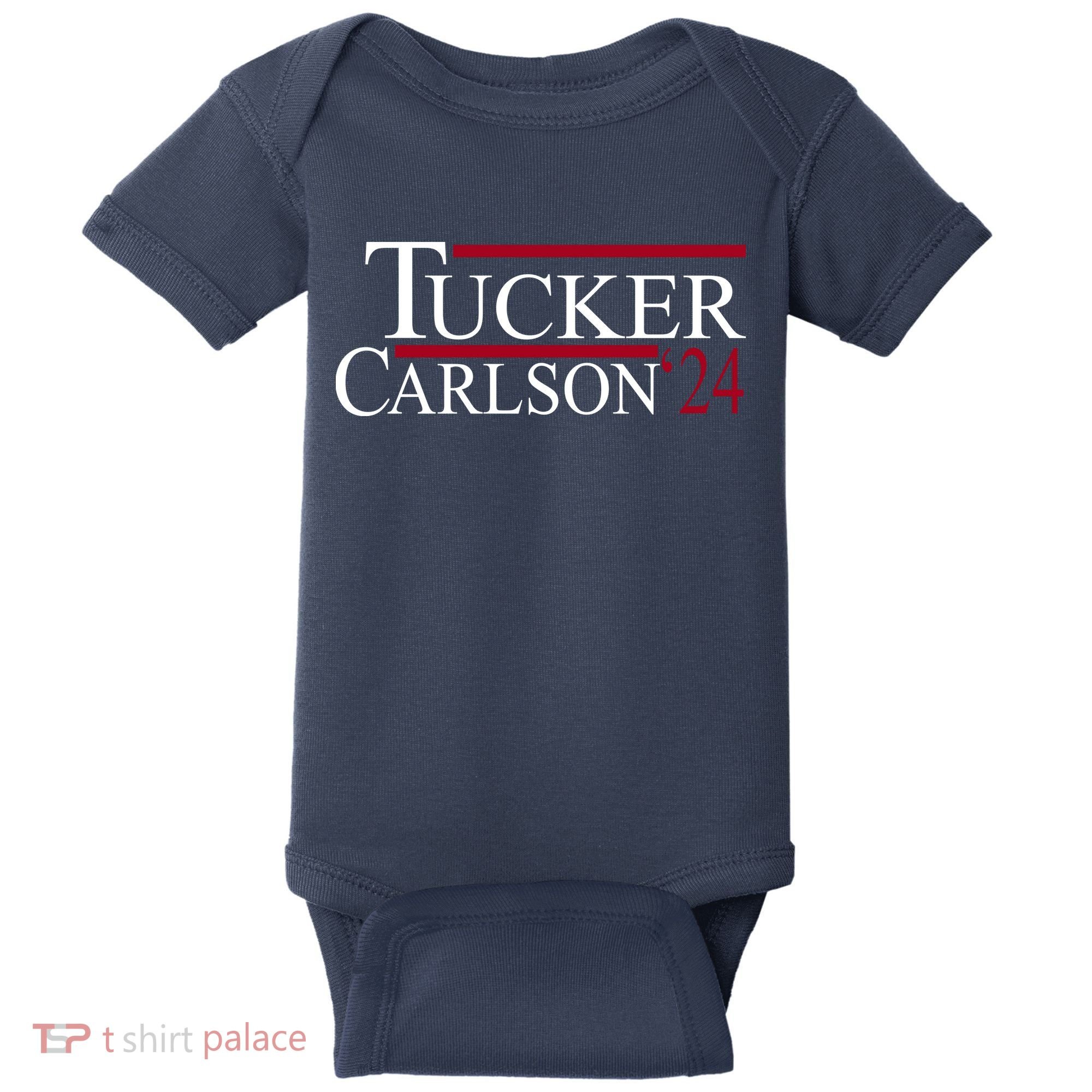 Tucker Carlson 2024 President Elections Political Baby Bodysuit