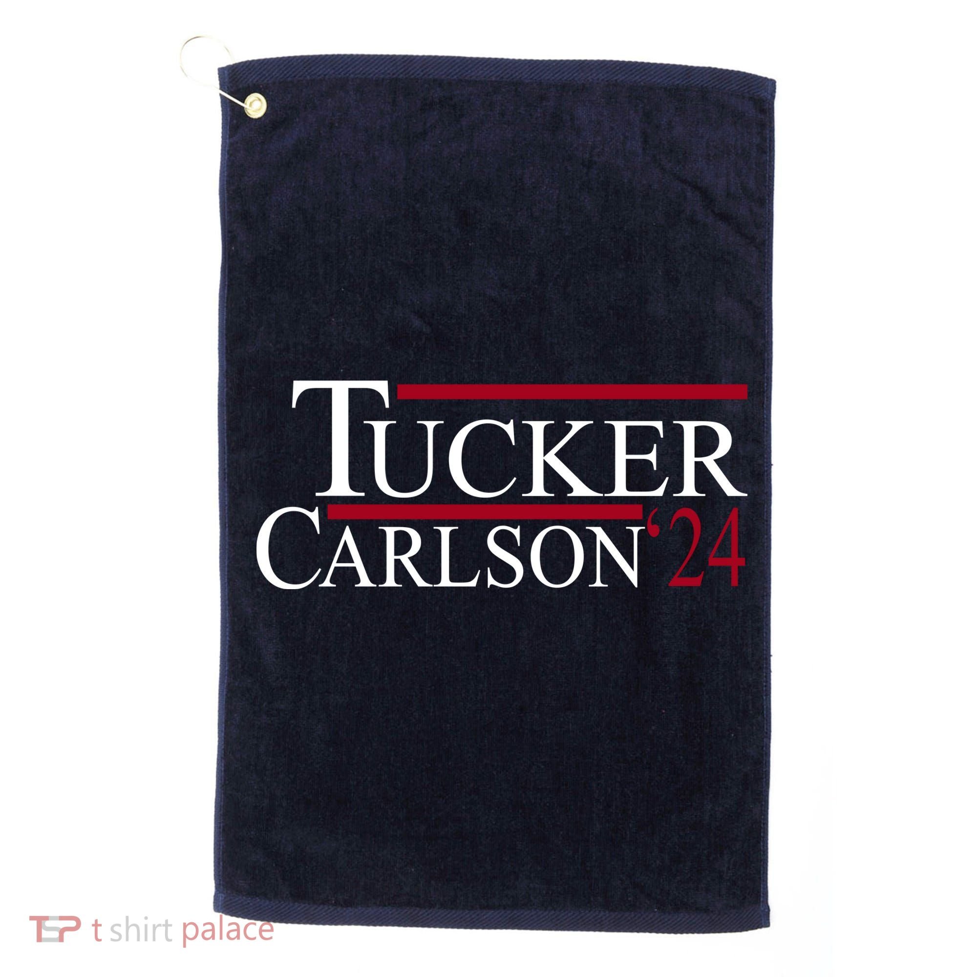 Tucker Carlson 2024 President Elections Political Golf Towel