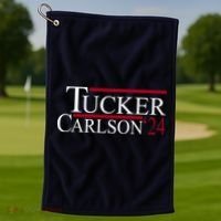 Tucker Carlson 2024 President Elections Political Golf Towel thumb 1
