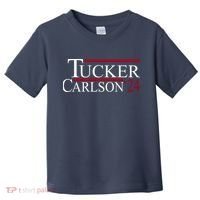 Tucker Carlson 2024 President Elections Political Toddler T-Shirt thumb 0
