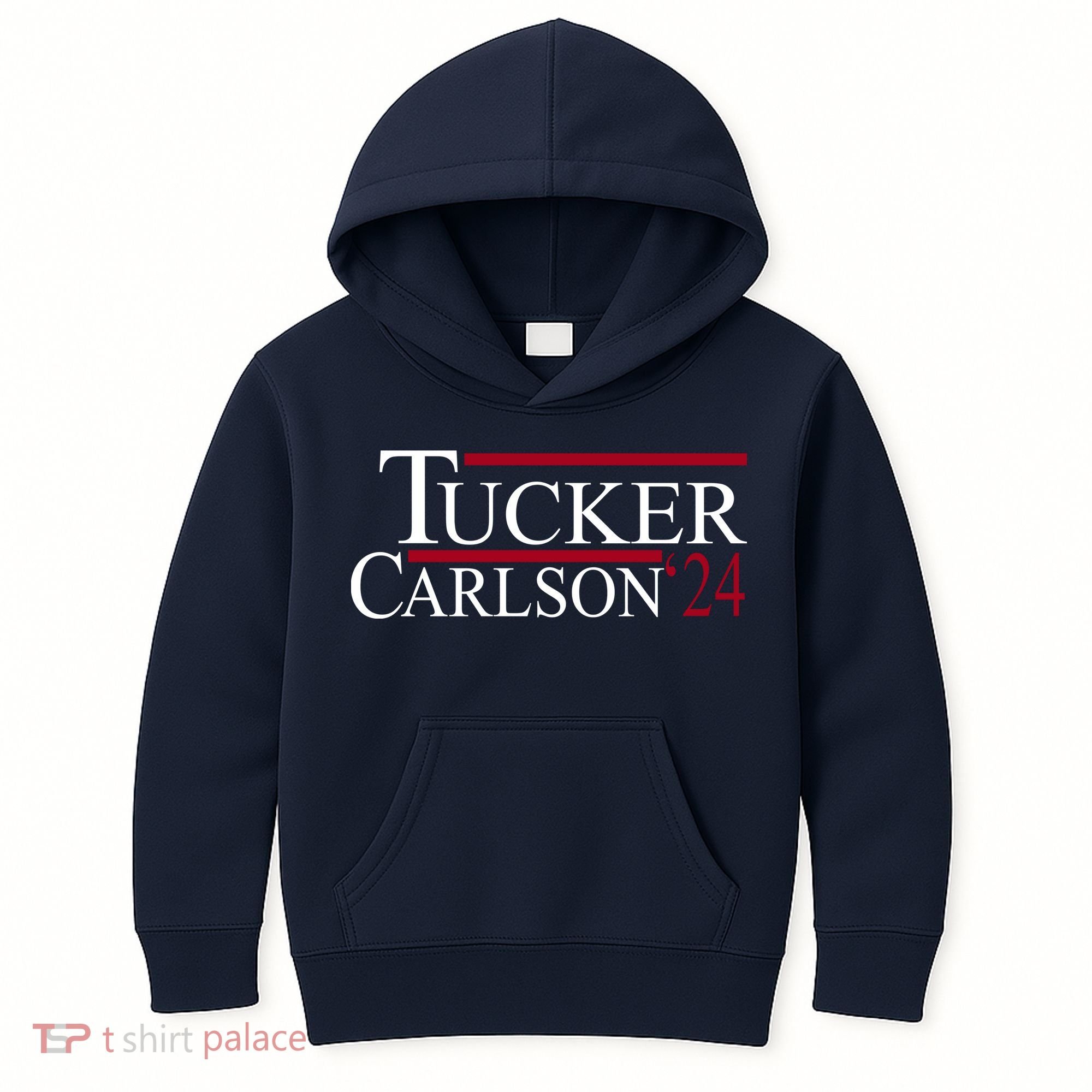 Tucker Carlson 2024 President Elections Political Kids Hoodie