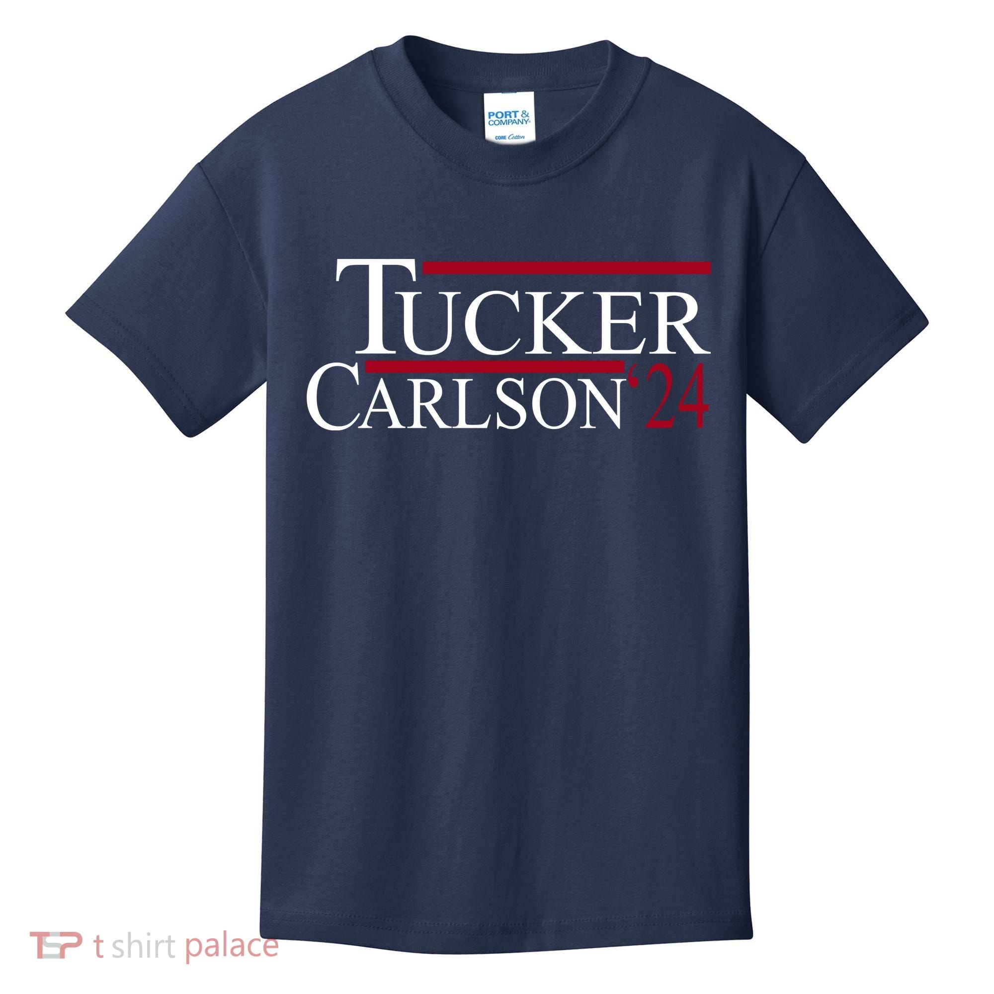 Tucker Carlson 2024 President Elections Political Kids T-Shirt