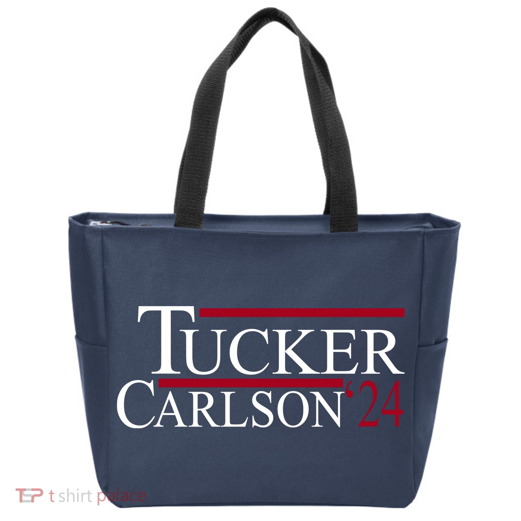 Tucker Carlson 2024 President Elections Political Tote Bag