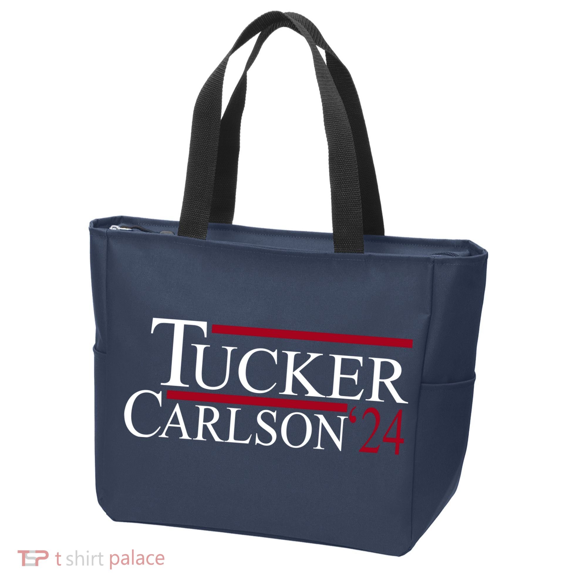 Tucker Carlson 2024 President Elections Political Tote Bag