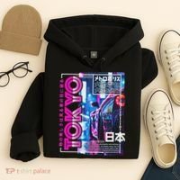 Tokyo City 80s Synthwave Racing Car Japan Tokyo Hoodie thumb 4
