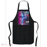 Tokyo City 80s Synthwave Racing Car Japan Tokyo Apron thumb 0