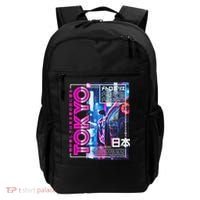 Tokyo City 80s Synthwave Racing Car Japan Tokyo Backpack thumb 0