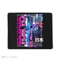 Tokyo City 80s Synthwave Racing Car Japan Tokyo Mousepad thumb 0