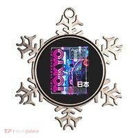 Tokyo City 80s Synthwave Racing Car Japan Tokyo Ornament thumb 0