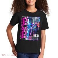 Tokyo City 80s Synthwave Racing Car Japan Tokyo Kids T-Shirt thumb 2