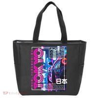 Tokyo City 80s Synthwave Racing Car Japan Tokyo Tote Bag thumb 0