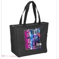 Tokyo City 80s Synthwave Racing Car Japan Tokyo Tote Bag thumb 2