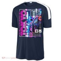 Tokyo City 80s Synthwave Racing Car Japan Tokyo Sport-Tek Competitor United Soccer Jersey thumb 2