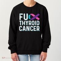 Thyroid Cancer Awareness Products Thyroid Cancer Survivor Women's Sweatshirt thumb 0