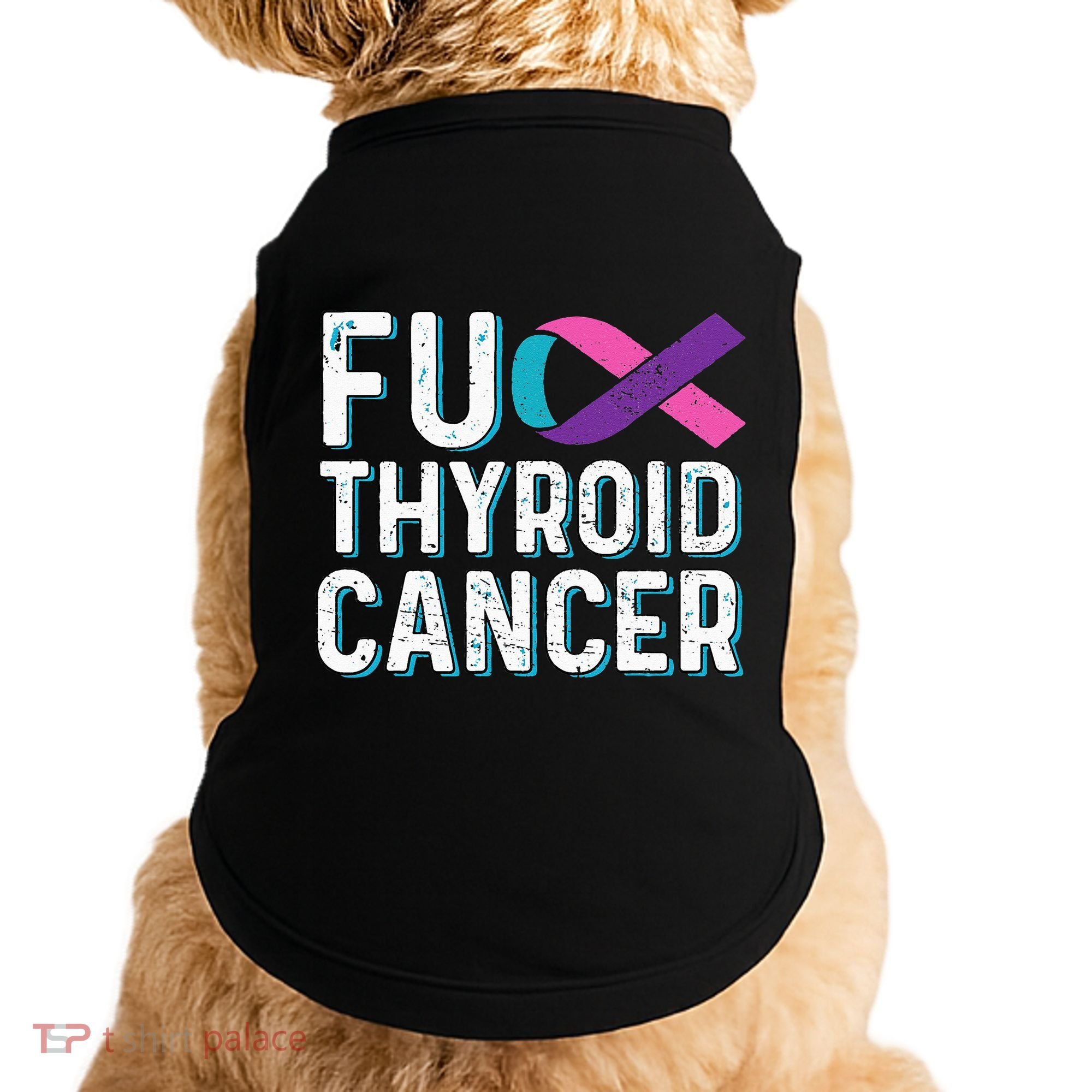 Thyroid Cancer Awareness Products Thyroid Cancer Survivor Doggie Tank