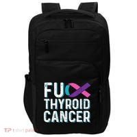 Thyroid Cancer Awareness Products Thyroid Cancer Survivor Impact Tech Backpack thumb 0