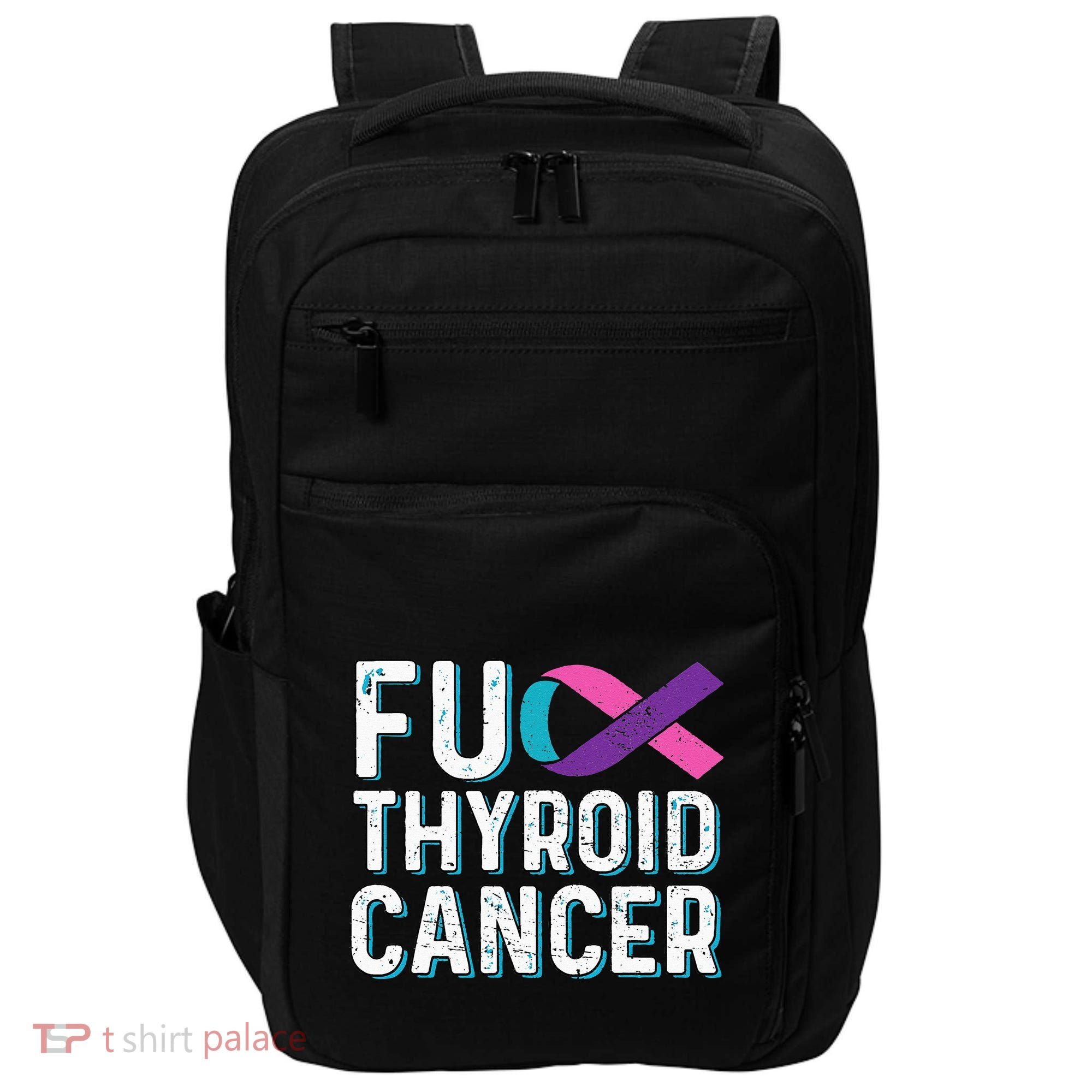 Thyroid Cancer Awareness Products Thyroid Cancer Survivor Impact Tech Backpack