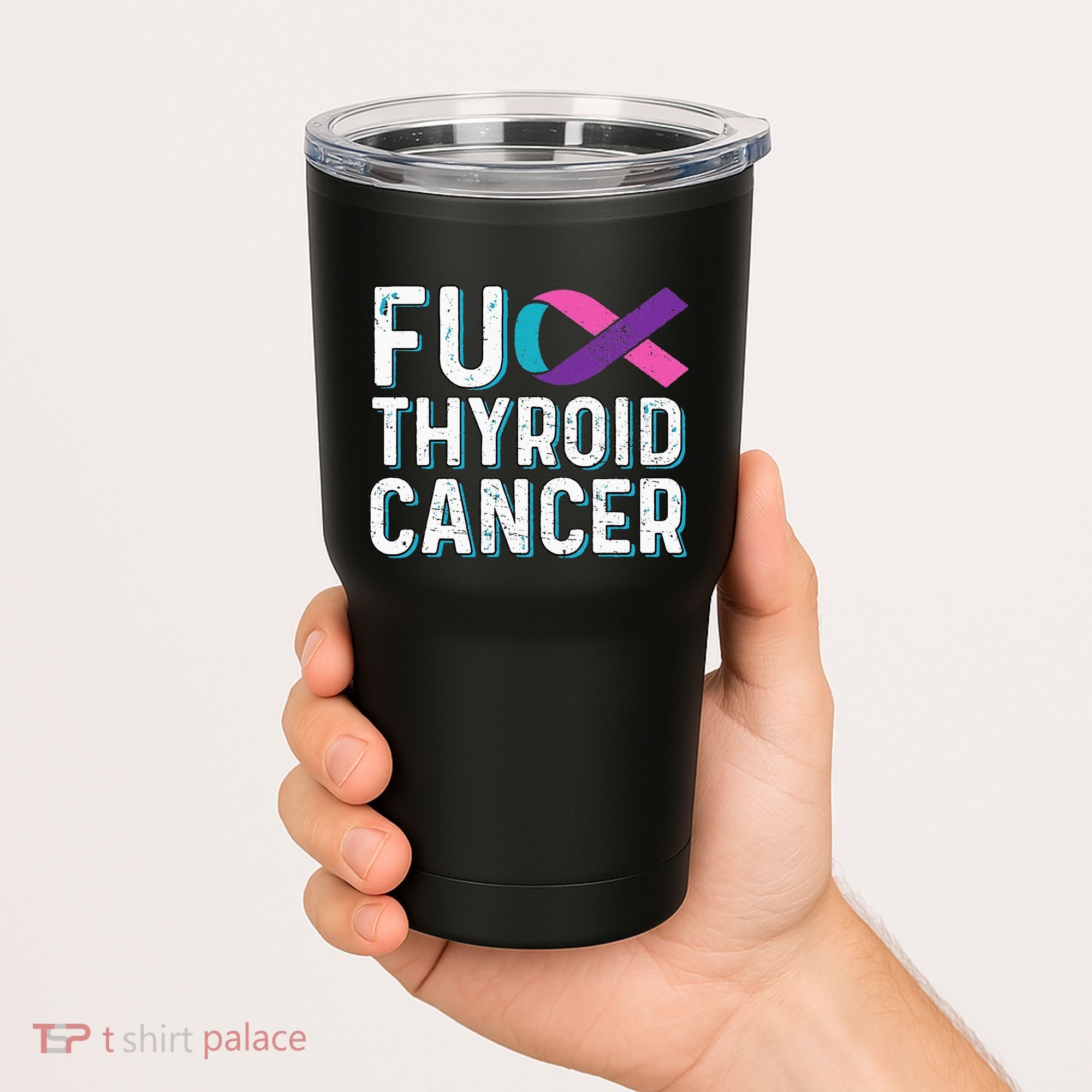 Thyroid Cancer Awareness Products Thyroid Cancer Survivor Tumbler