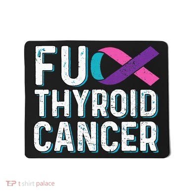 Thyroid Cancer Awareness Products Thyroid Cancer Survivor Mousepad