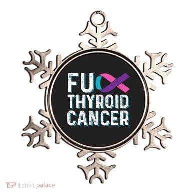 Thyroid Cancer Awareness Products Thyroid Cancer Survivor Ornament