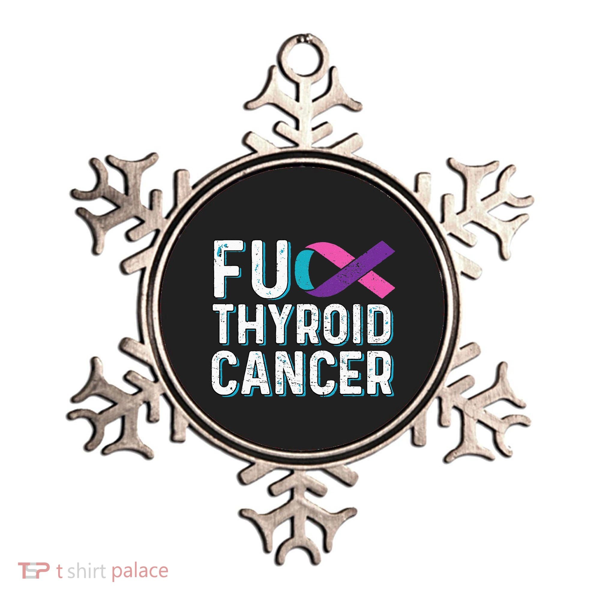 Thyroid Cancer Awareness Products Thyroid Cancer Survivor Ornament