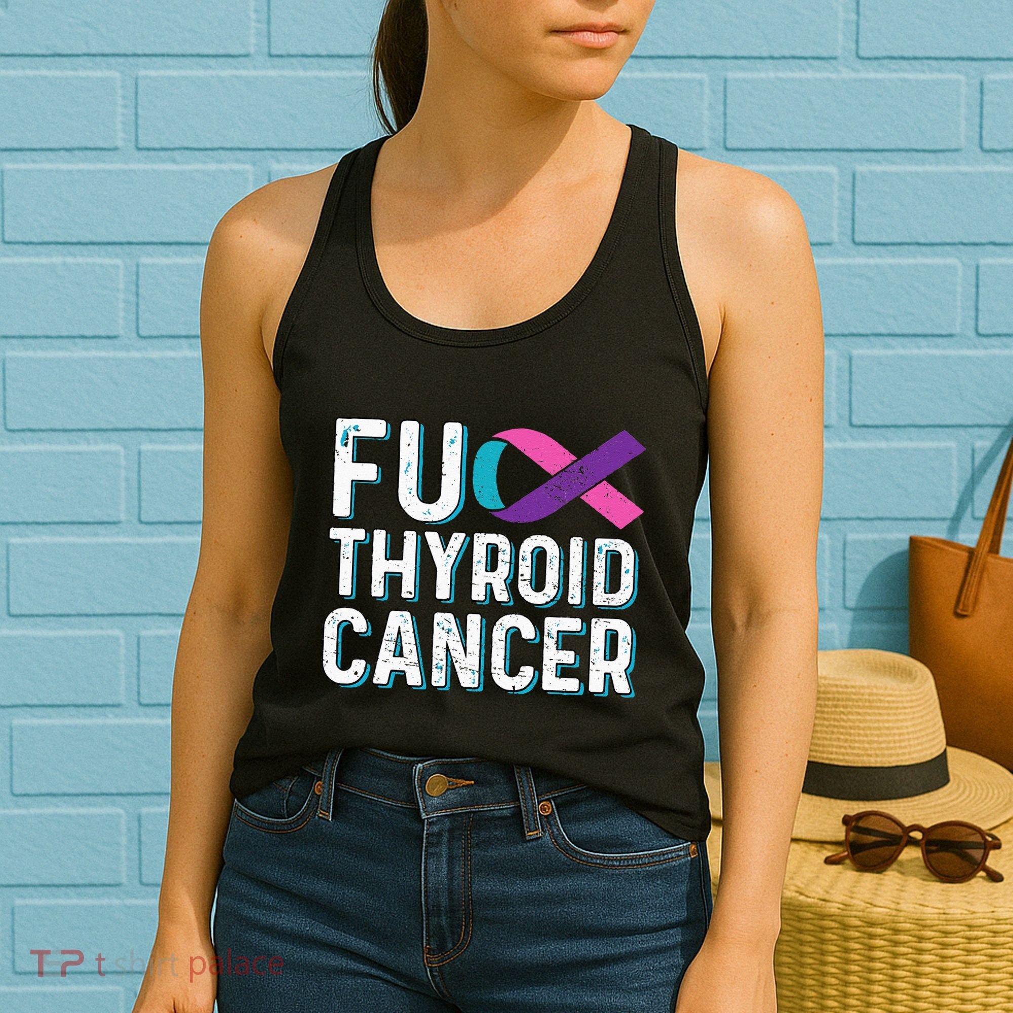 Thyroid Cancer Awareness Products Thyroid Cancer Survivor Women's Tank Top