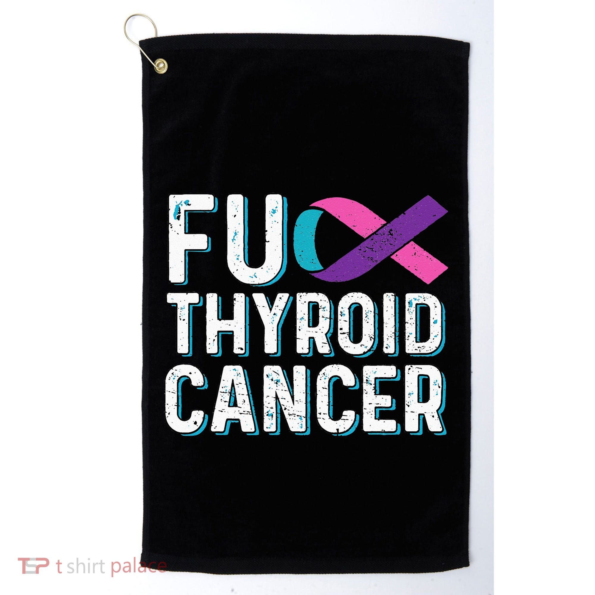 Thyroid Cancer Awareness Products Thyroid Cancer Survivor Golf Towel