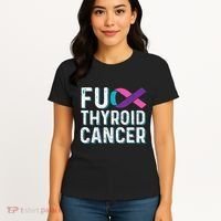 Thyroid Cancer Awareness Products Thyroid Cancer Survivor Women's T-Shirt thumb 4