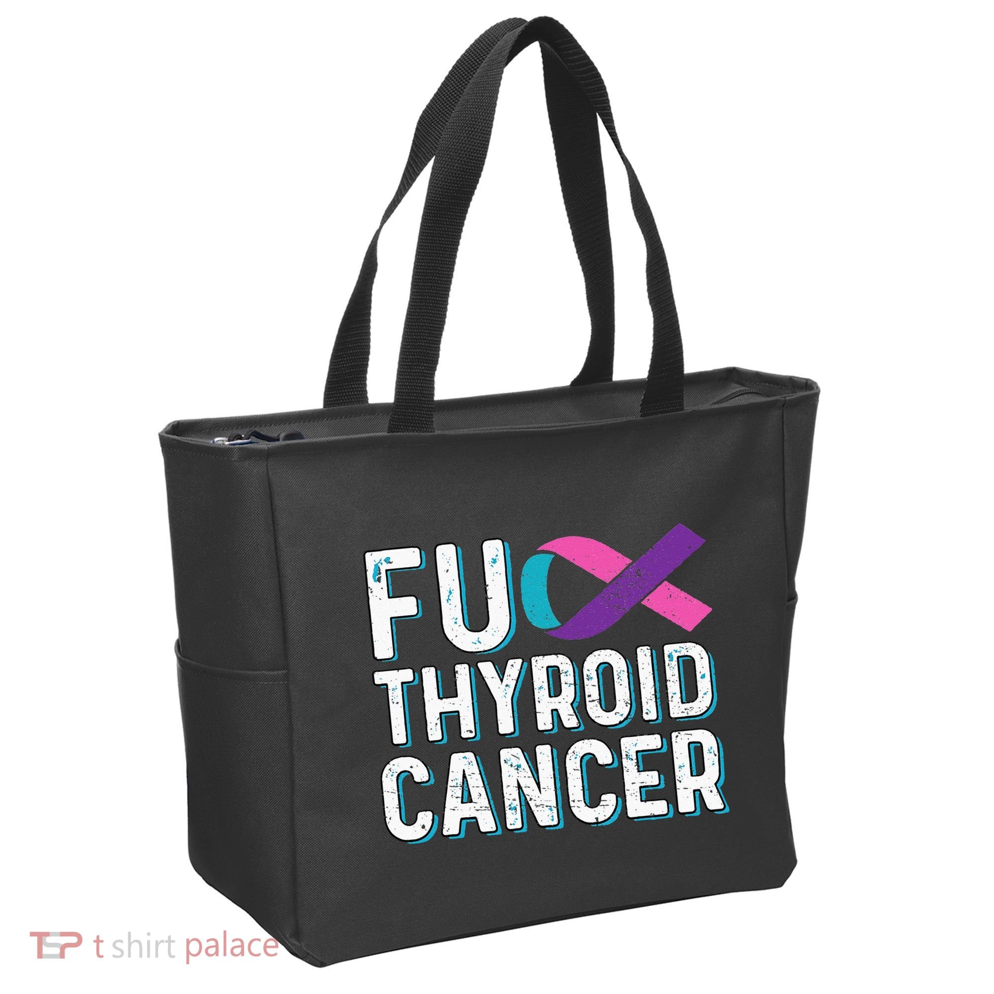 Thyroid Cancer Awareness Products Thyroid Cancer Survivor Tote Bag