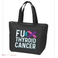 Thyroid Cancer Awareness Products Thyroid Cancer Survivor Tote Bag thumb 3
