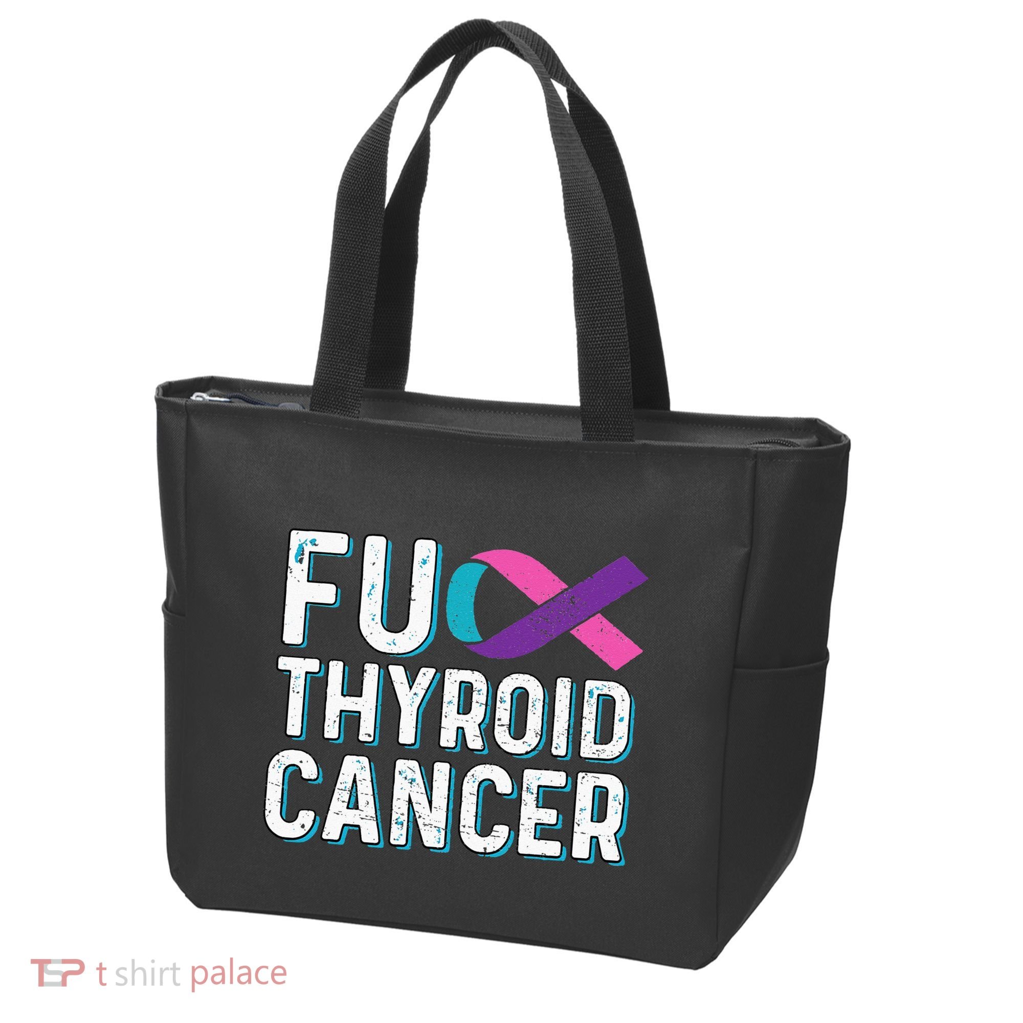 Thyroid Cancer Awareness Products Thyroid Cancer Survivor Tote Bag