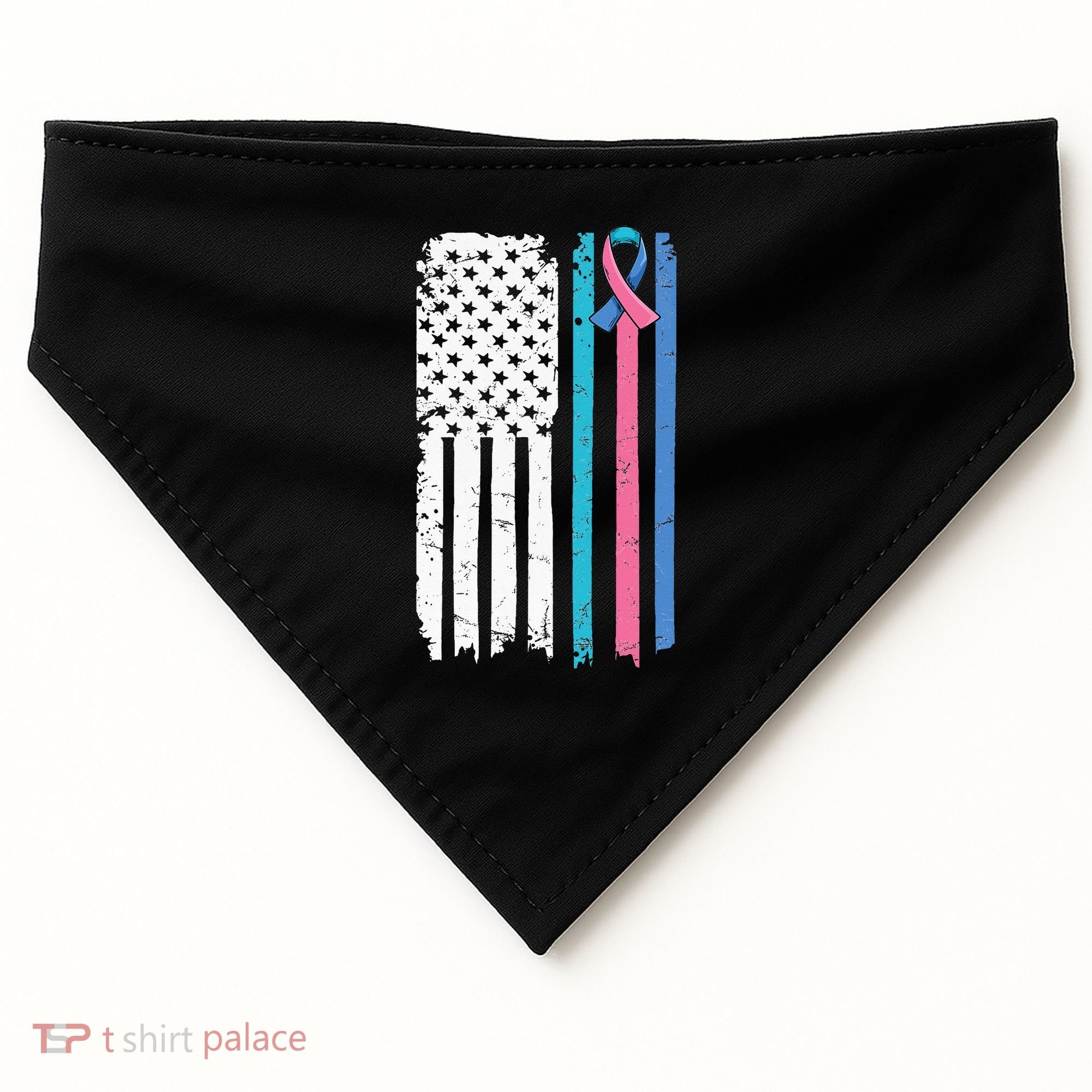Thyroid Cancer Awareness Quote For A Thyroid Cancer Warrior USA-Made Doggie Bandana