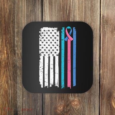 Thyroid Cancer Awareness Quote For A Thyroid Cancer Warrior Coaster