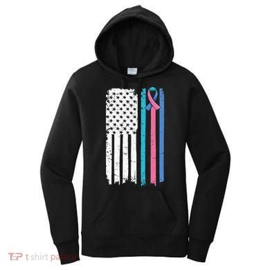 Thyroid Cancer Awareness Quote For A Thyroid Cancer Warrior Women's Hoodie