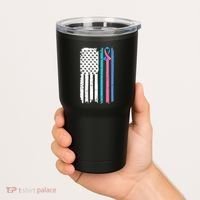 Thyroid Cancer Awareness Quote For A Thyroid Cancer Warrior Tumbler thumb 2