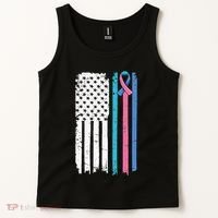 Thyroid Cancer Awareness Quote For A Thyroid Cancer Warrior Tank Top thumb 2