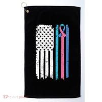 Thyroid Cancer Awareness Quote For A Thyroid Cancer Warrior Golf Towel thumb 0