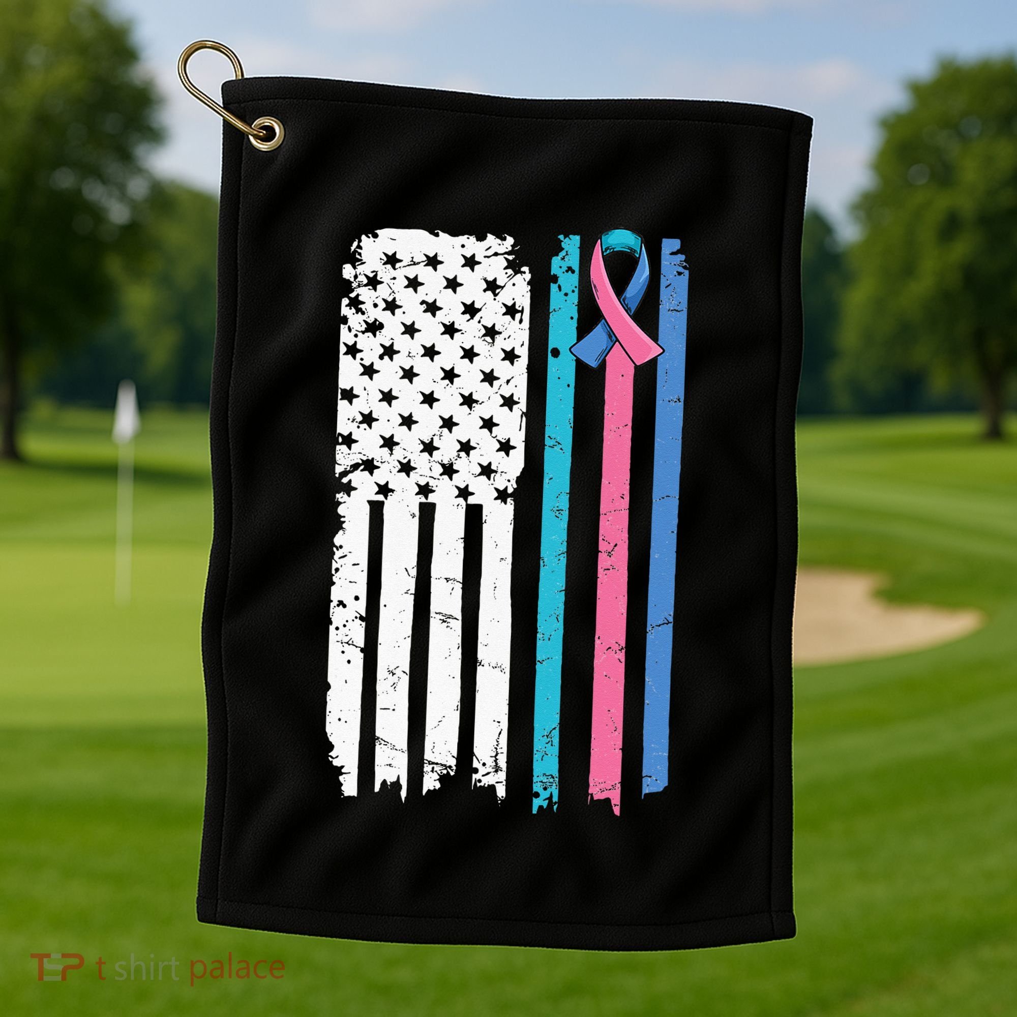 Thyroid Cancer Awareness Quote For A Thyroid Cancer Warrior Golf Towel