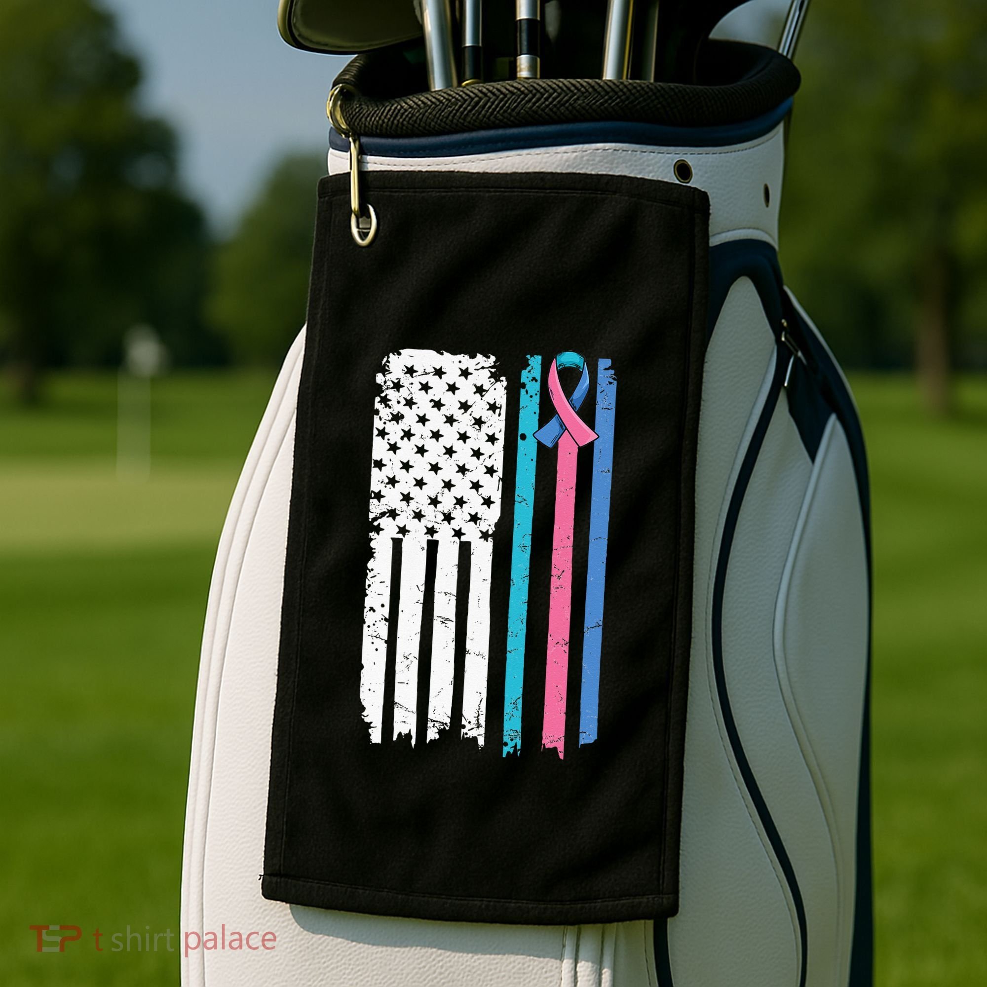 Thyroid Cancer Awareness Quote For A Thyroid Cancer Warrior Golf Towel