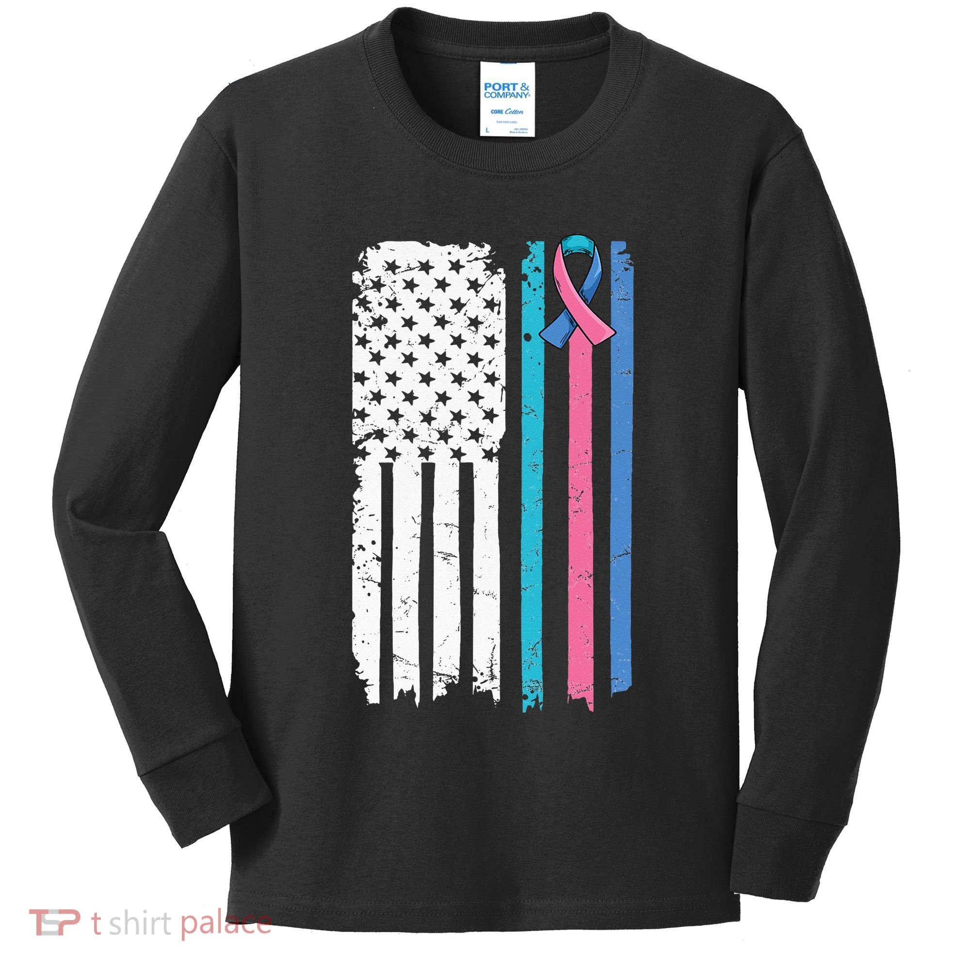 Thyroid Cancer Awareness Quote For A Thyroid Cancer Warrior Kids Long Sleeve Shirt